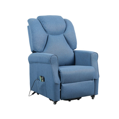 Angela1 Poltrona relax alzapersona 1 motore Vibromassaggio Riscaldamento Detraibile 19% Kit 4 ruote