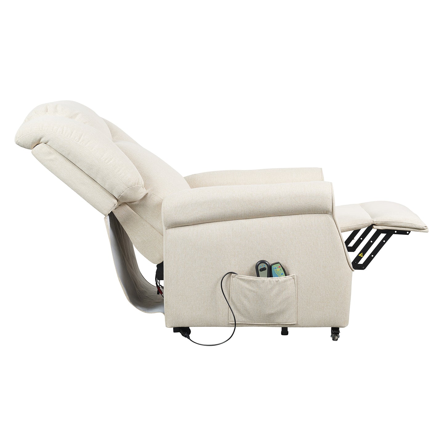 Angela1 Poltrona relax alzapersona 1 motore Vibromassaggio Riscaldamento Detraibile 19% Kit 4 ruote