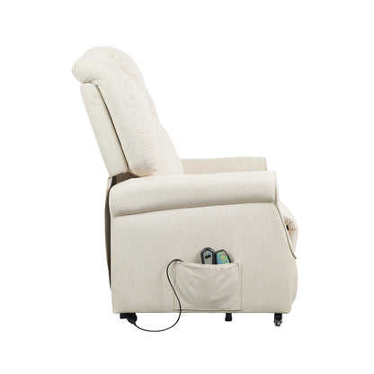 Angela1 Poltrona relax alzapersona 1 motore Vibromassaggio Riscaldamento Detraibile 19% Kit 4 ruote