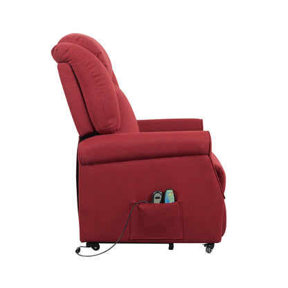 Angela1 Poltrona relax alzapersona 1 motore Vibromassaggio Riscaldamento Detraibile 19% Kit 4 ruote