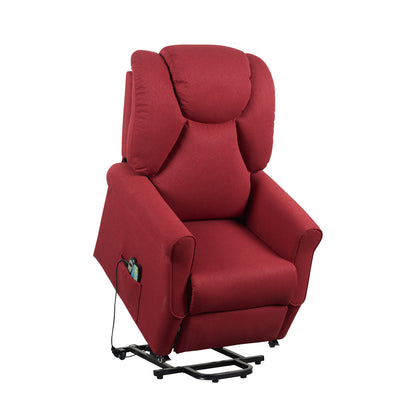 Angela1 Poltrona relax alzapersona 1 motore Vibromassaggio Riscaldamento Detraibile 19% Kit 4 ruote
