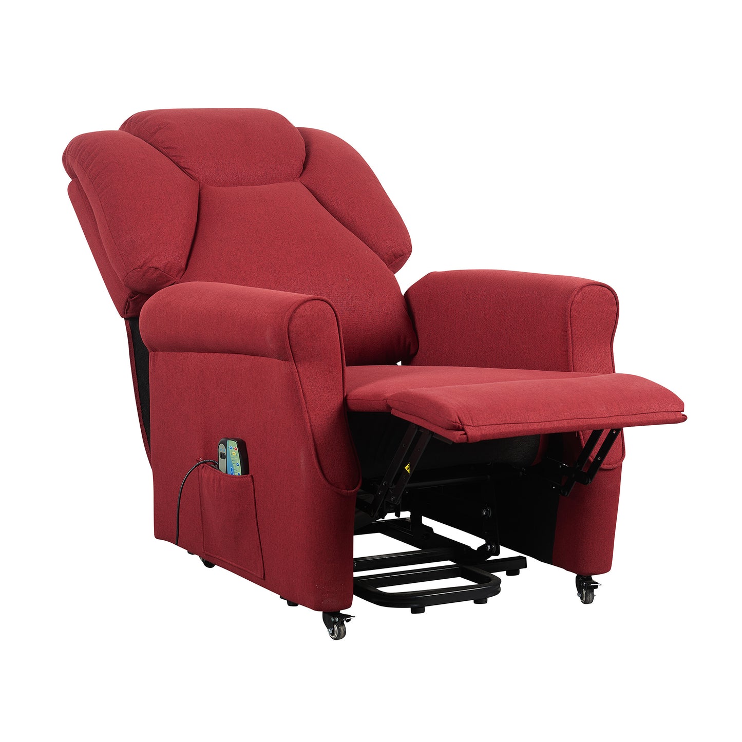 Angela1 Poltrona relax alzapersona 1 motore Vibromassaggio Riscaldamento Detraibile 19% Kit 4 ruote