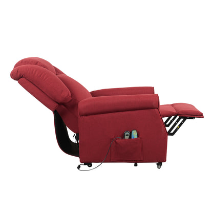 Angela1 Poltrona relax alzapersona 1 motore Vibromassaggio Riscaldamento Detraibile 19% Kit 4 ruote