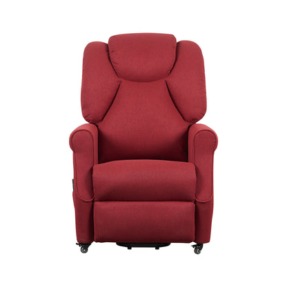 Angela1 Poltrona relax alzapersona 1 motore Vibromassaggio Riscaldamento Detraibile 19% Kit 4 ruote