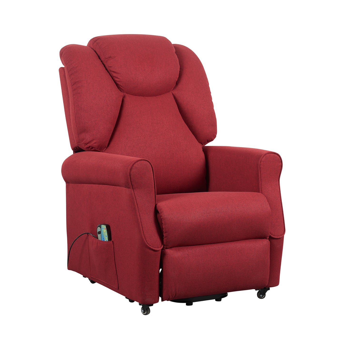 Angela1 Poltrona relax alzapersona 1 motore Vibromassaggio Riscaldamento Detraibile 19% Kit 4 ruote