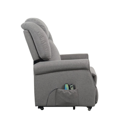 Angela1 Poltrona relax alzapersona 1 motore Vibromassaggio Riscaldamento Detraibile 19% Kit 4 ruote