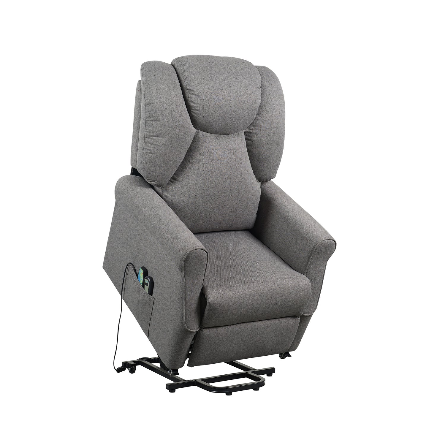 Angela1 Poltrona relax alzapersona 1 motore Vibromassaggio Riscaldamento Detraibile 19% Kit 4 ruote