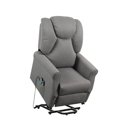 Angela1 Poltrona relax alzapersona 1 motore Vibromassaggio Riscaldamento Detraibile 19% Kit 4 ruote