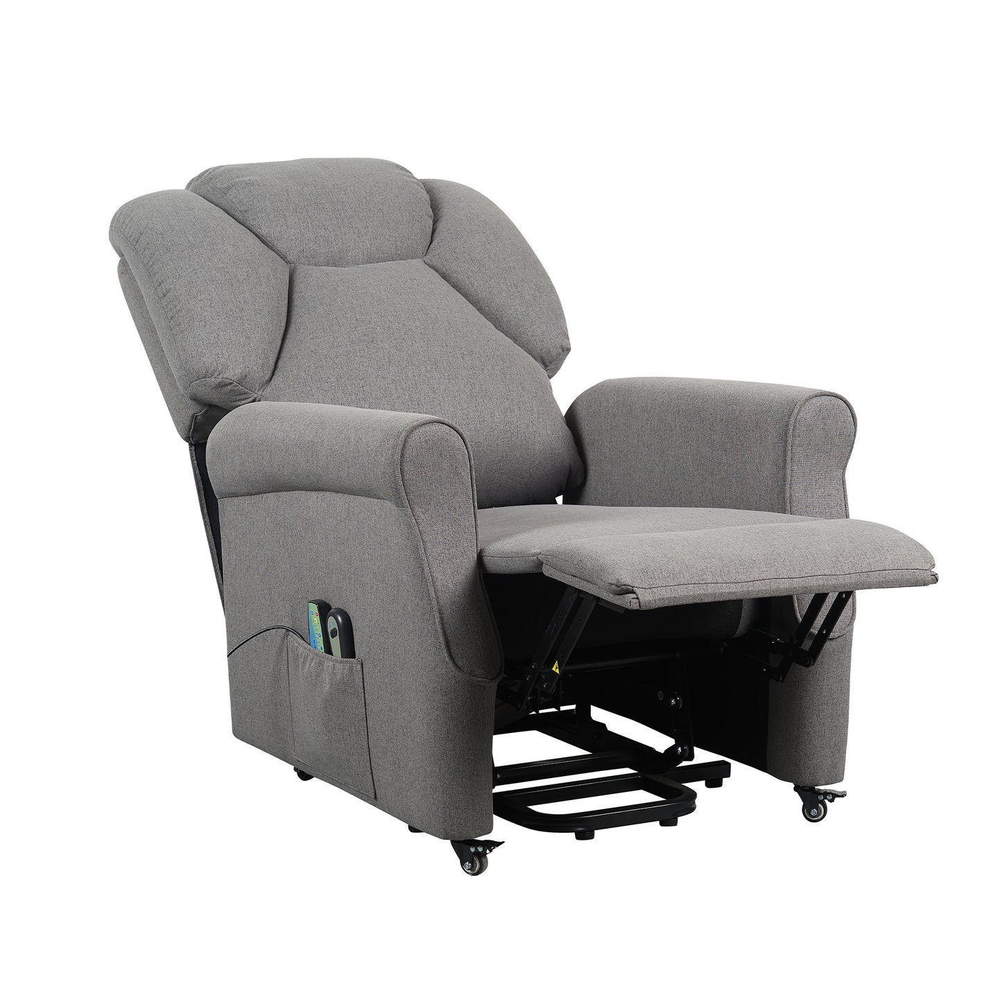 Angela1 Poltrona relax alzapersona 1 motore Vibromassaggio Riscaldamento Detraibile 19% Kit 4 ruote