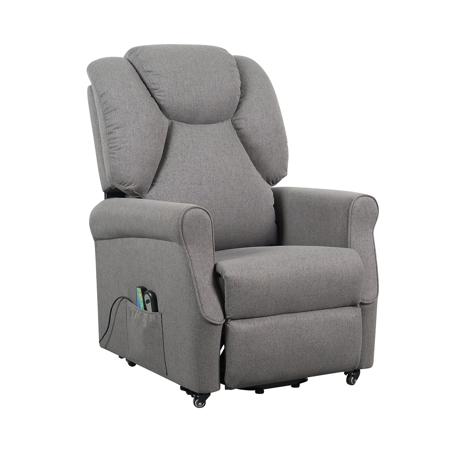 Angela1 Poltrona relax alzapersona 1 motore Vibromassaggio Riscaldamento Detraibile 19% Kit 4 ruote