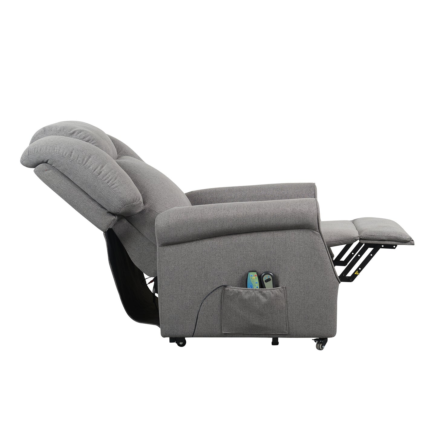 Angela1 Poltrona relax alzapersona 1 motore Vibromassaggio Riscaldamento Detraibile 19% Kit 4 ruote