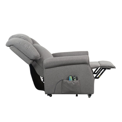 Angela1 Poltrona relax alzapersona 1 motore Vibromassaggio Riscaldamento Detraibile 19% Kit 4 ruote