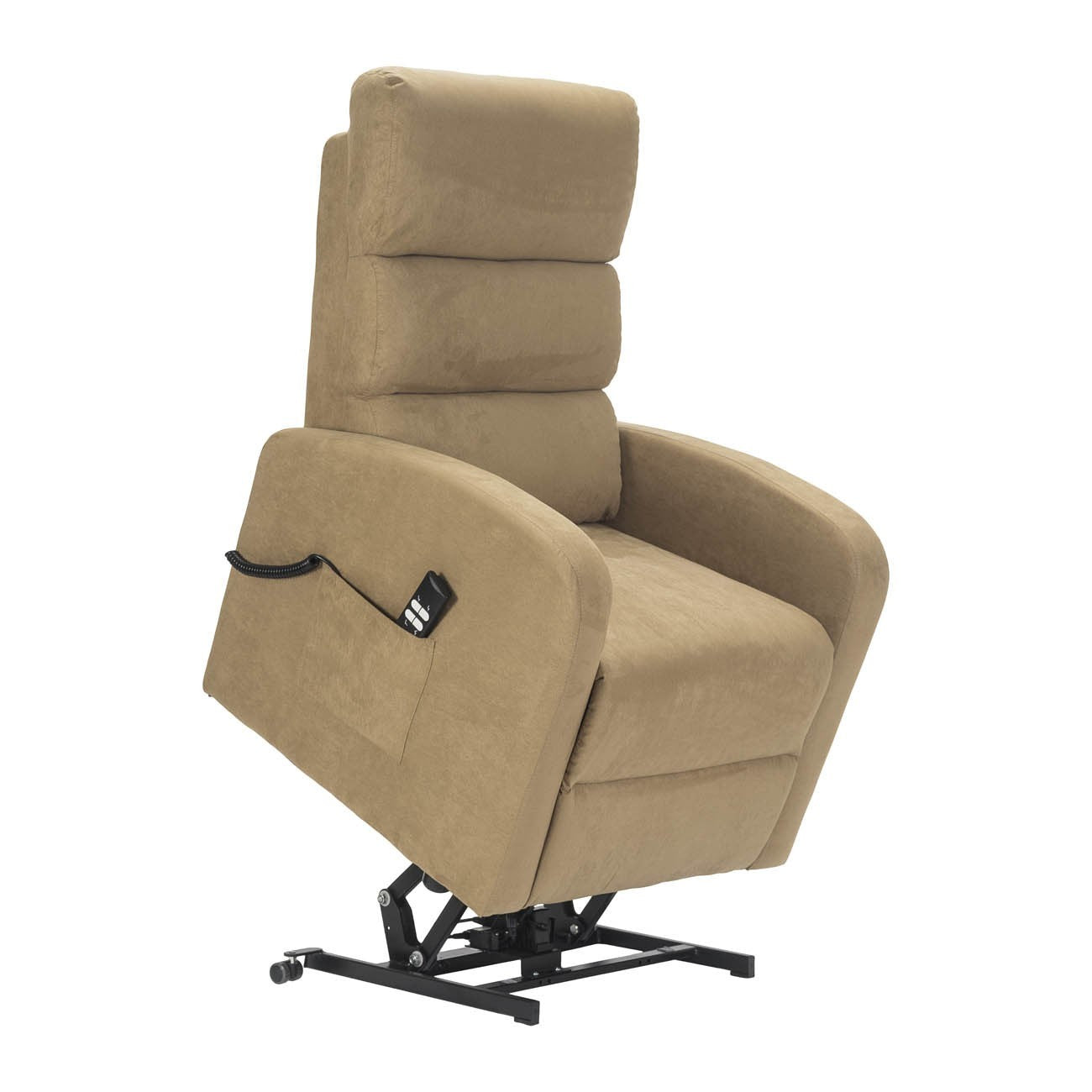 Jessica1 Poltrona elettrica alzapersona 1 motore Detraibile 19% Kit 4 ruote