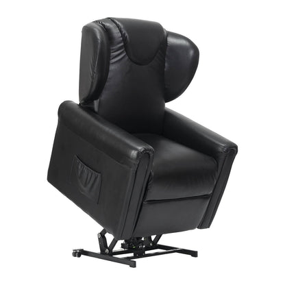 Barbara2 in pelle Poltrona Relax elettrica reclinabile 2 motori 2 ruote Detraibile 19%