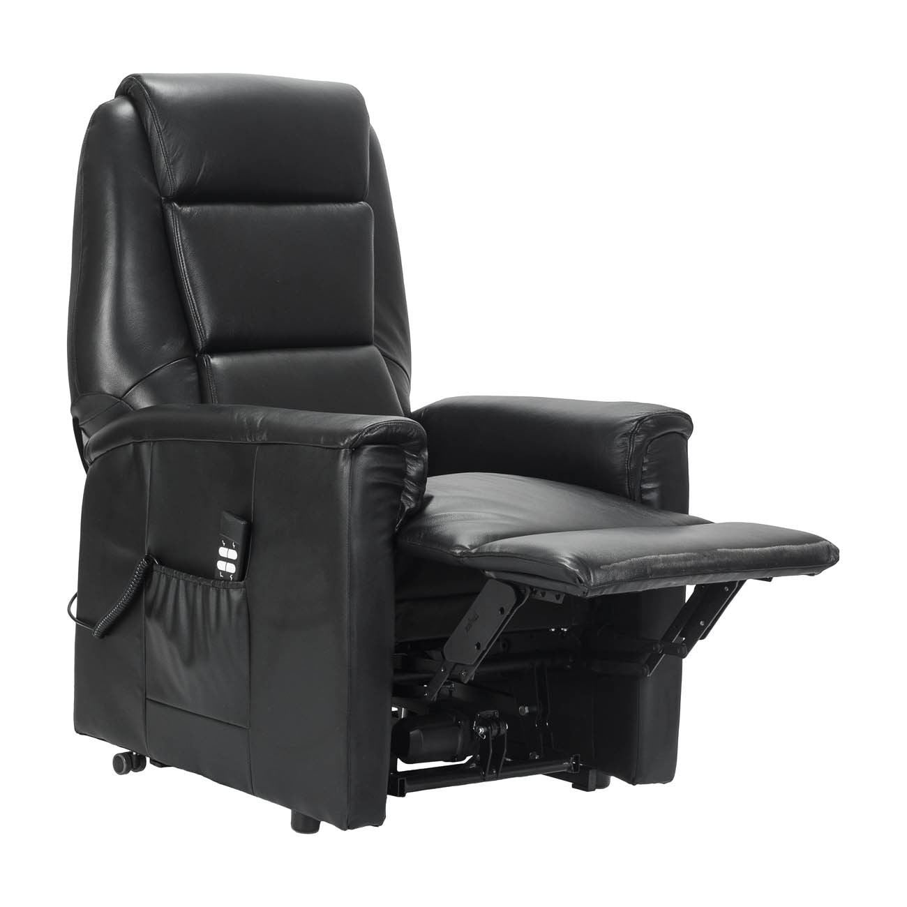 Rebecca2 in Pelle Poltrona Relax Elettrica alzapersona 2 motori con 2 ruote Detraibile 19%