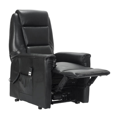 Rebecca2 in Pelle Poltrona Relax Elettrica alzapersona 2 motori con 2 ruote Detraibile 19%