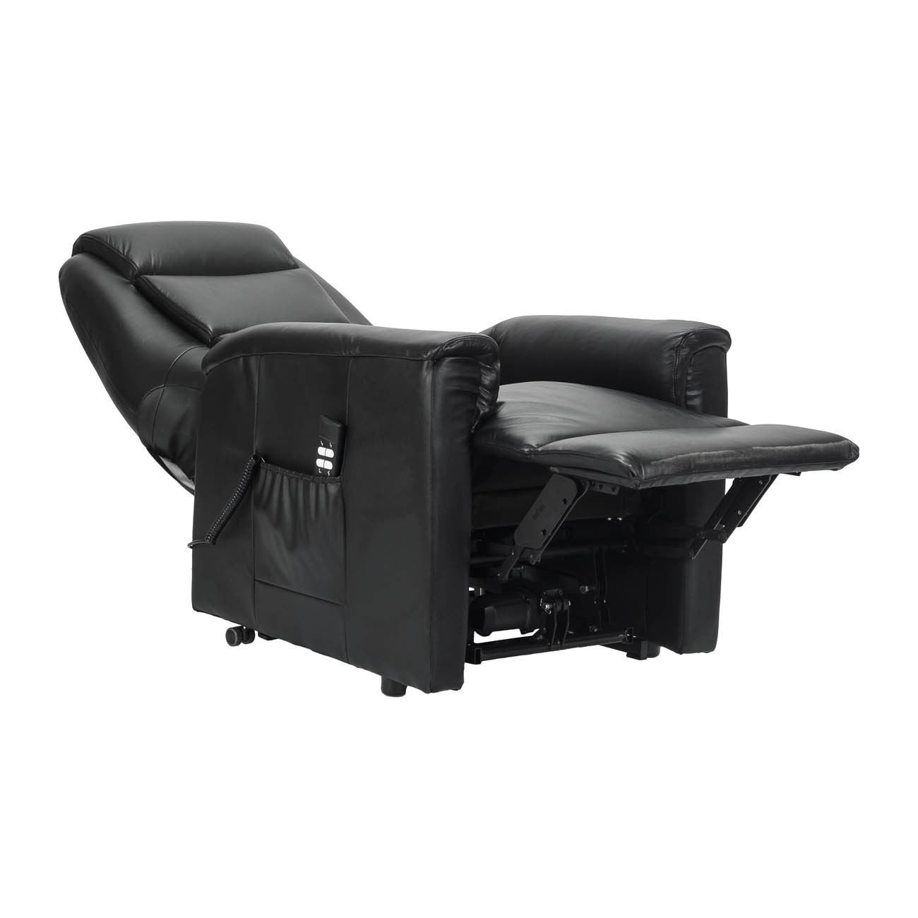 Rebecca2 in Pelle Poltrona Relax Elettrica alzapersona 2 motori con 2 ruote Detraibile 19%